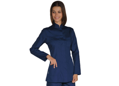 Casacca sagomata donna blu