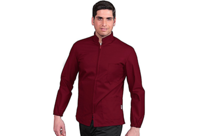 Casacca Zip unisex bordeaux