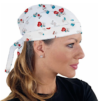 Cappellino sorriso bianca