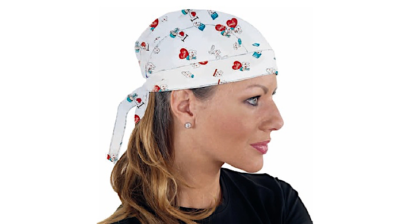 Cappellino sorriso bianca