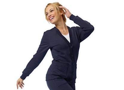 Cardigan felpato Blu