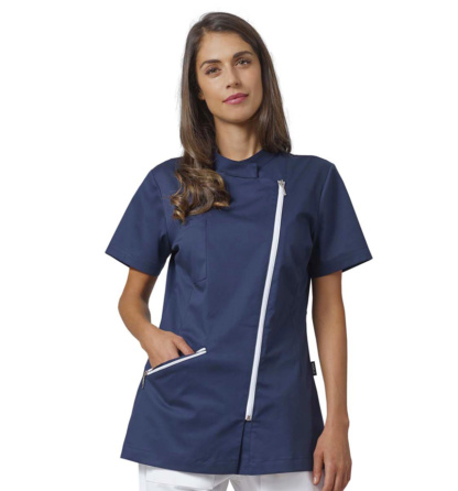 Zip elasticizzata Blu
