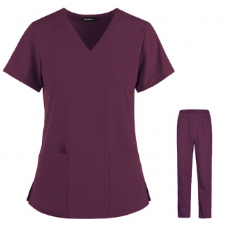 Casacca+Pantalone Slim bordeaux