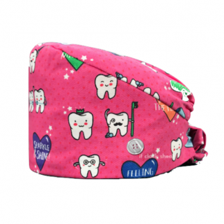 Bandana fantasia denti rosa